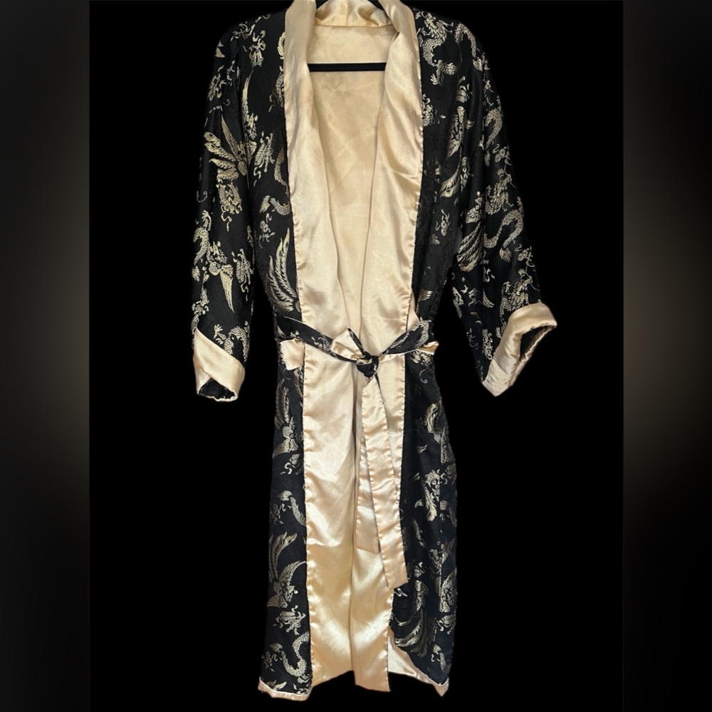 Authentic Asian Hand made reversible Kimono Robe 👘